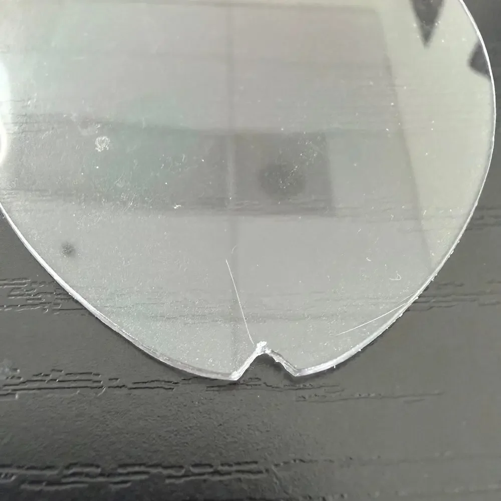 Mikasa Glass Striped Oval Picture Frame 6”x5” READ